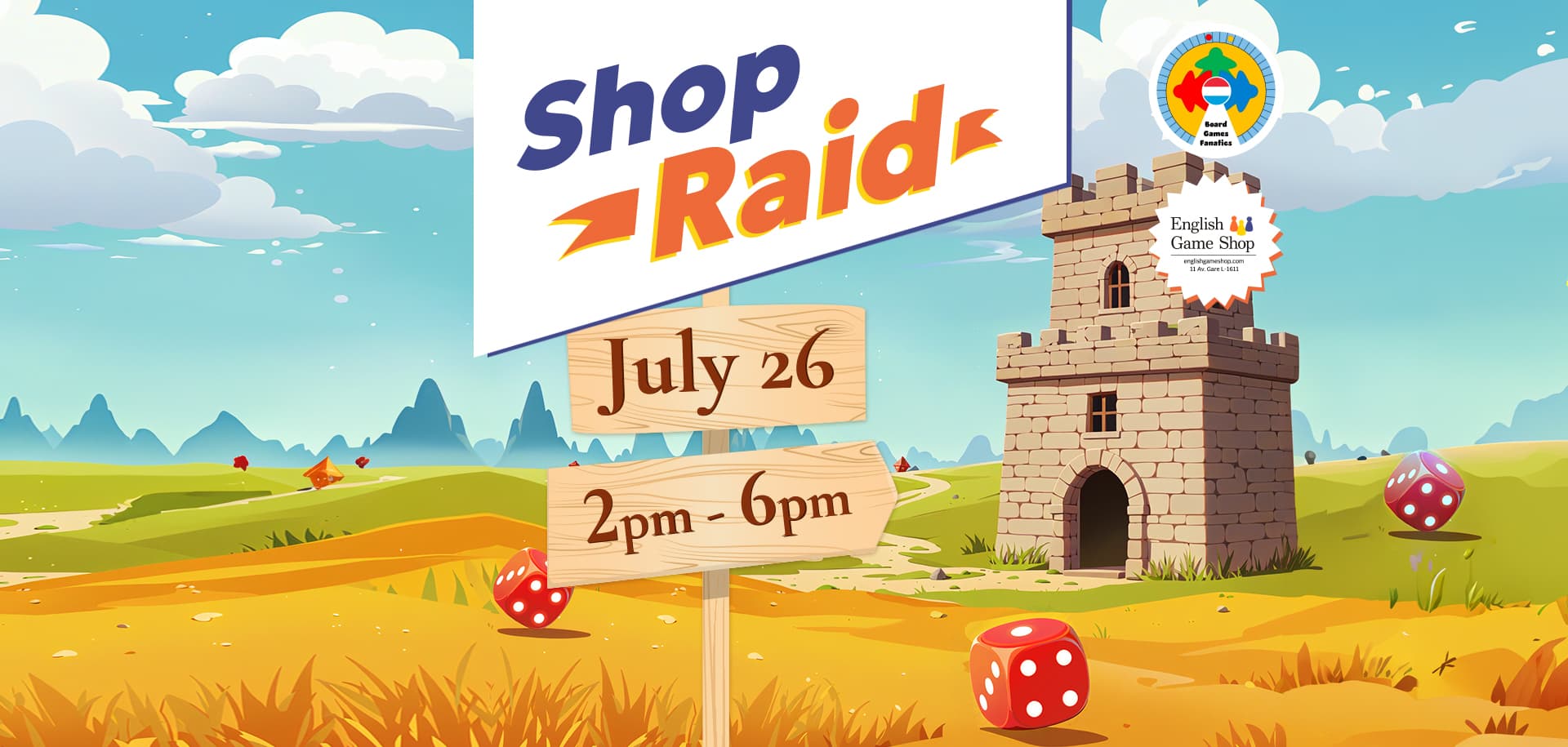 Shop Raid: Board Games, Demos, Deals